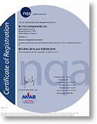 M-TRON Components is an AS9120-Certified electronic components distributor